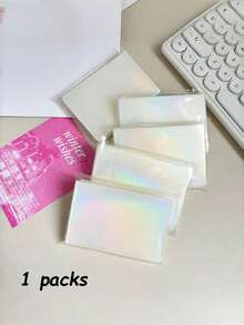 61x91毫米，50个哑光卡套，CPP激光雕刻心形全息明信片。3英寸顶部开口卡套。返校季。 - 彩色 - 查看 13