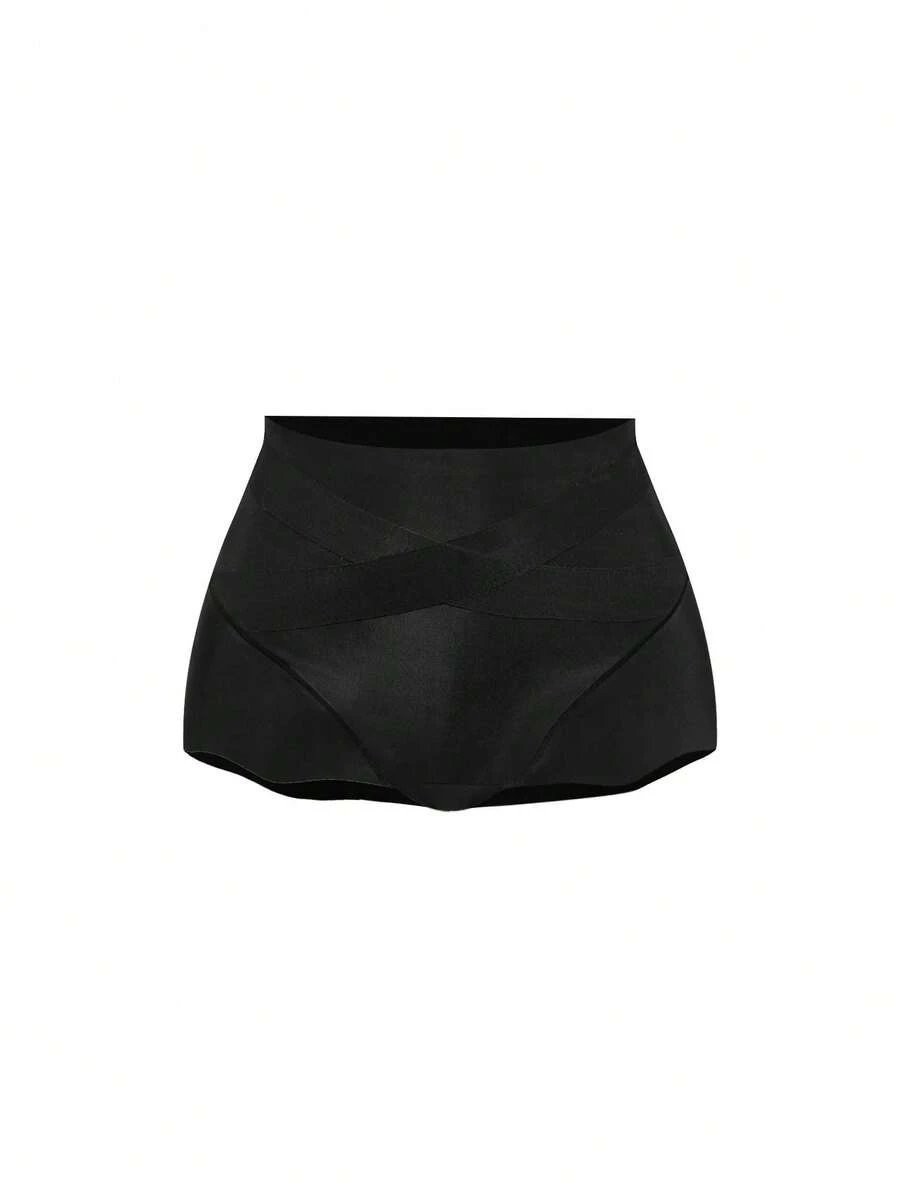 SHAPORA 女士平角短裤 - 黑色 - 查看 1