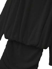 GlowEve CURVE Đầm ôm sát tay dài gợi cảm thời trang nữ, đầm dự tiệc đường phố thường ngày, đầm ôm sát trễ vai, trang phục mùa thu nữ, quần áo mùa thu, thời trang mùa thu nữ, dự tiệc, thanh lịch, thường ngày, phong cách thường ngày, đa năng, thành thị - màu đen - Xem 5