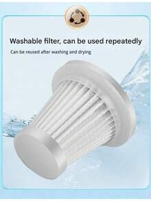 1 Aspiradora de mano de alta potencia - Liviana, recargable, con diseño de ciclón de alta succión para uso en el hogar, el automóvil y la oficina, succión potente y alta eficiencia, regalo para fiestas. - Multicolor - Ver 7