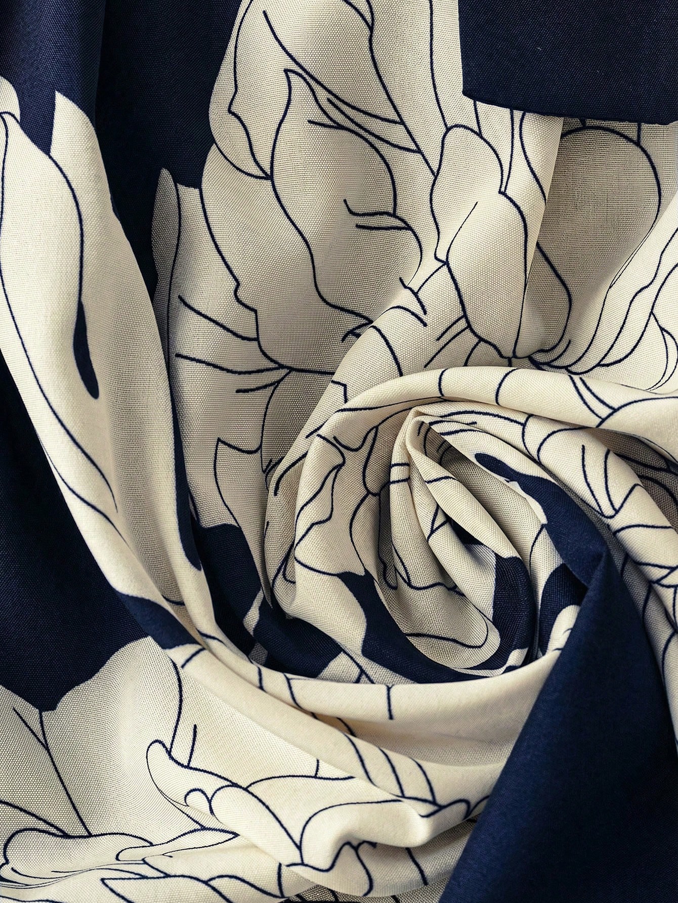 Rometta فستان قصير الأكمام بطبعة لون صلبة وياقة مت...