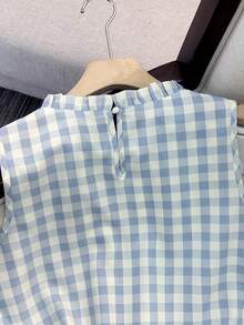 GlowEve Women's Elegant Sleeveless Plaid Shirt ,Petite Women - Multicolor - View 6