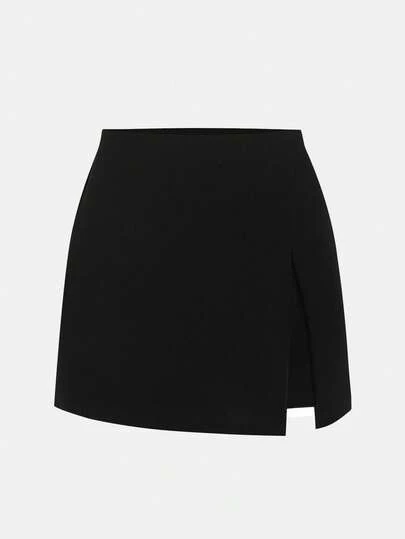 Girlism Tween Girls' Urban Casual Skort, Fashionable And Versatile For Any Occasion, Skirt Short, Skirt Black, Cutecore Skirt