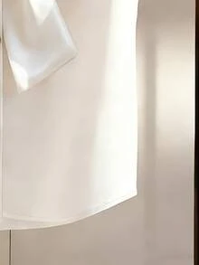 SHEIN Franclia Women's Elegant Deep V-Neck Bow Sleeveless Blouse Bow Top Women White Elegant Top Women Tops Elegant Classy Top Cute White Tops - White - View 5