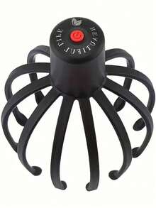 Teckwe Electric Scalp Massager 3 Modes, Cordless Portable Head Scratcher For Stress Relax, 360 Degree Head Massager - Black - View 7