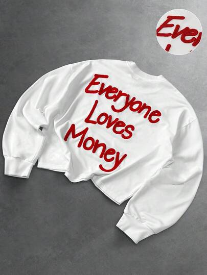 PAVTROS Men's Street Style Casual Embroidered Pullover Pullover Sweatshirt