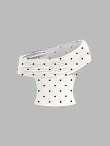 SHEIN MOD Bộ áo liền thân nữ thanh lịch, thoải mái, có 3 kiểu mặc, họa tiết chấm bi đen trắng, thích hợp mặc mùa hè và ngoài trời, đi lễ hội âm nhạc, phong cách vintage đảo quốc, kỳ nghỉ ven biển, không gian lãng mạn cho kỳ nghỉ, kỳ nghỉ xuân, vẻ ngoài dễ thương, dịu dàng, thanh lịch, thích hợp cho kỳ nghỉ biển, du lịch biển, lễ hội âm nhạc, buổi hòa nhạc, đám cưới, du lịch thành phố, kỳ nghỉ lễ, trang phục thanh lịch mùa xuân hè. - Nhiều màu - Xem 6