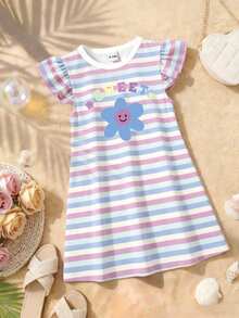 2pcs/Set Random Surprise Blind Box Outfits For Baby Girls 6 Months - 2-3 Years Old, 8 Styles To Choose 2, Sweet Cap Sleeve Dresses, Lightweight Fabric, Cute Casual Children Dresses, Random 2pcs Daily Wear Summer Baby Girl Clothing - Multicolor - View 4