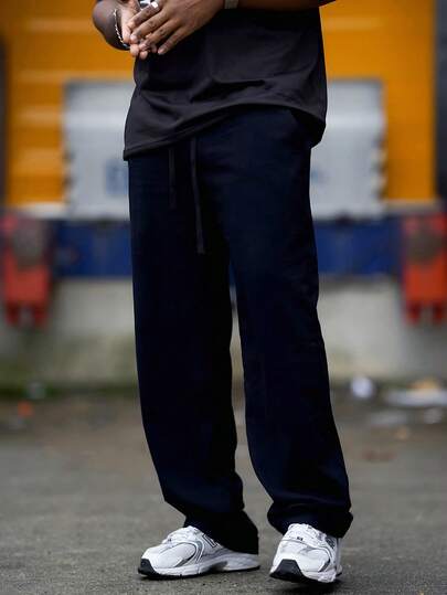 Heavens Edit Men's Linen Pants, Lightweight Drawstring Beach Breathable Trousers, Elastic Waist Linen Rope Men's Pants, Suitable For Men's Vacation, Summer Casual Commuting Loose Street Wear Clothing