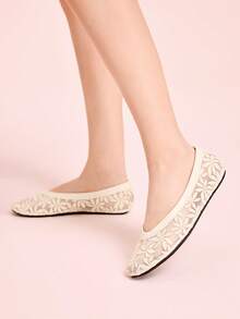 CUCCOO DOLLMOD 女士平底鞋 - 杏色 - 查看 5