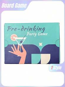 SHEIN 1pc Team Building Board Game Cards, Game Cards, Adult Leisure Party Cards, Romantic Dating Game Cards, Intimate Relationship Fun Game Cards Games, Board Games, Game, Games>Board Game Card Game, Games>Board Game Card Game - Multicolor - View 2