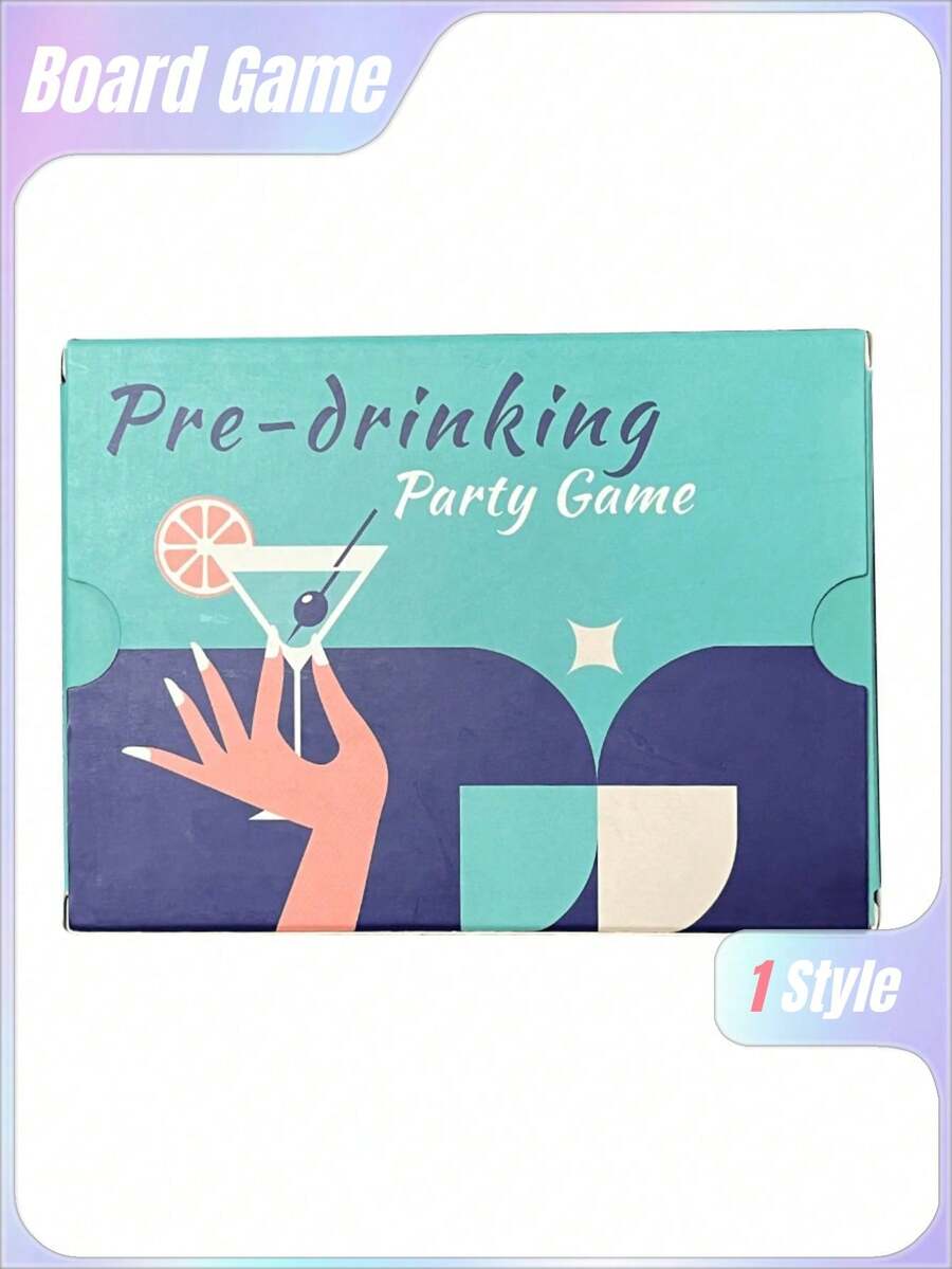 SHEIN 1pc Team Building Board Game Cards, Game Cards, Adult Leisure Party Cards, Romantic Dating Game Cards, Intimate Relationship Fun Game Cards Games, Board Games, Game, Games>Board Game Card Game, Games>Board Game Card Game
