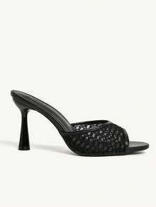 CUCCOO CHICEST Women Heeled Sandals Wedding Shoes - Black - View 4