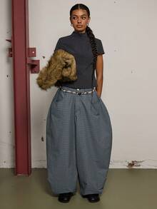 COUREZ Cap Sleeve Nylon Techy Top /Y2K Spring Clothes For Women Street Streetwear Cute Going Out Outfits Casual Top Party Rave Summer Top Summer Outfits - Dark Grey - View 1