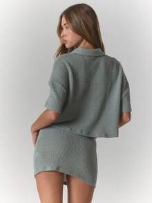 MUSERA 女士两件套服装 - 綠色 - 查看 4