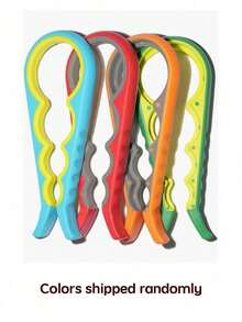 1/2pcs Multifunctional 4-In-1 Jar Opener,Jar Gripper,Lid Opener,Can Opener,Bottle Opener, Easy To Use For Children, Elderly- Kitchen Gadget For Easy Access To Jars And Cans, Efficient Convenient Time-Saving Can Opener Tool - Multicolor - View 17