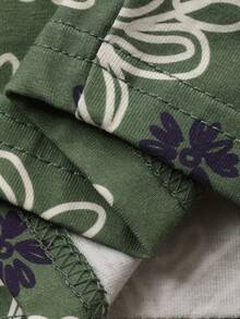 DAZY Quần dài nam mặc nhà, cạp chun, họa tiết hoa nhiều màu sắc mùa xuân. - Nhiều màu - Xem 3