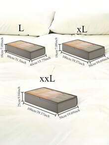 Multifunctional Underbed Storage Organizer Foldable Design Heavy Duty Fabric Extra Large Capacity Dust Proof Closet Solution Space Saving Solution - Multicolor 1 - View 5