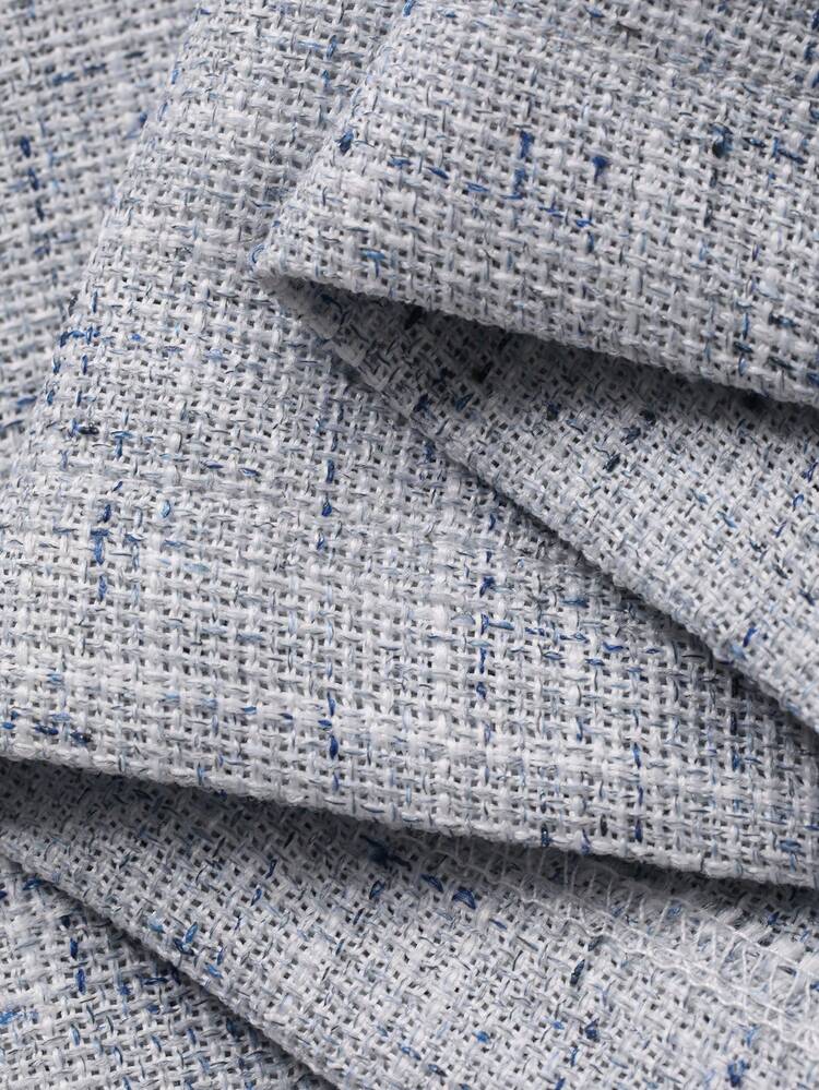 Women's Contrast Color Round Neck Short Puff Sleeve Casual Shirt Summer