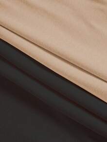 Sweetra 女士纯色方领长袖休闲连体衣 - 彩色 - 查看 6