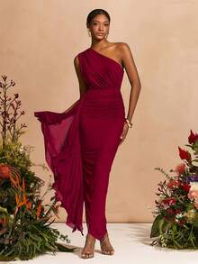 Zivah Lễ hội âm nhạc mới Xuân/Hè 2026, Lễ Phục sinh, Ngày lễ Thánh Patrick, Ngày lễ tình nhân, Hẹn hò, Phong cách phương Tây, Du mục, Tiệc sinh nhật, Tốt nghiệp, Đại học, Sinh viên, Trang phục hàng ngày, Cơ bản Đa năng, Thường ngày, Kỳ nghỉ, Du lịch du thuyền, Bãi biển, Tắm nắng, Lan truyền, Trang phục đường phố, Khách dự tiệc cưới Boho, Đi làm, Ăn trưa, Sân bay, Tiệc tùng, Đi chơi ngày lễ, Trang phục công sở, Váy maxi đỏ ôm sát, xẻ tà dài một bên vai, xẻ eo, viền lưới - Đỏ - Xem 3