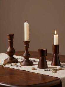 Zazumi 1pc Vintage Copper-Color Candle Holder, European Style Decorative Candle Stand For Bedroom, Living Room, Hotel, Wedding, Church, Cafe, Holiday Gift,Cozy Home, Rama Table Decor, Mother's Day Gift, Party Use, Family Dining, High-End Restaurants Supplies, Housewarming Gift - multicolor - View 18