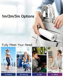 Teckwe 1m/2m/3m Type-C To Type-C Fast Charging Cable, USB C To USB C Cable, Compatible With IPhone17/16/15/Pro/Pro Max, Compatible With Android Mobile Phone Chargers Cord, Nylon Braided Long-Lasting And Heavy Duty - White - View 4