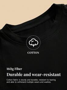 Anewsta Women's Fashionable Elegant Casual Black Short Sleeve T-Shirt, Versatile From Spring To Summer - Black - View 6