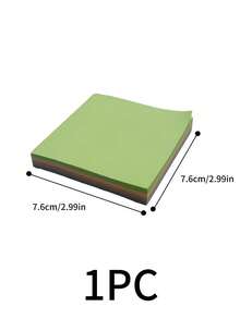 1/4/6/12pcs Sticky Notes 3*3in Color Notepad Student Notepad Office Message Pad Self-Adhesive Note Paper Suitable For Office Home School Use,School Supplies,Back To School - Multicolor - View 14