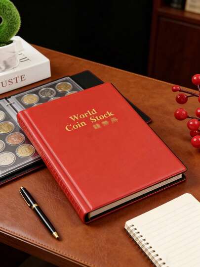 120/240 Pocket Coin Collection Mini Coin Storage Coin Rack Collection Gifts