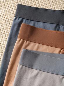 EverLounge 3 chiếc quần boxer nam đơn giản, màu trơn, thoải mái, quần lót nam, quần boxer nam, quần lót boxer nam, đồ lót thoải mái - Nhiều màu - Xem 7