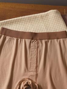 EverLounge 男士拼接休闲舒适日常三角裤 男士内裤 男士平角裤 男士平角裤 男士平角内裤 - 棕色 - 查看 6