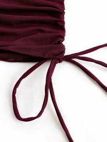 Swim Vcay Women Tankinis - Burgundy - View 3