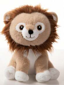 Cute Shape Leopard Tiger And Lion Shaped Plush Toys With Sable Fur Material Super Soft Short Plush Material Handmade Dolls Fiber Filled Animals Chet Dolls The Perfect Gift For Parents - Multicolor - View 14