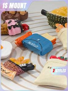 7 件食物冰箱贴 食物磁铁 用于冰箱贴 装饰性可爱磁铁 冰箱贴 适用于厨房 强力树脂磁铁 家居装饰 办公室 情人节、情人节婚礼、生日、厨房 和各种形状的肥皂模具 适用于情人节、情人节婚礼、生日、厨房、婚礼用品、礼物 学校用品、厨房装饰、客厅装饰 - 彩色 - 查看 4