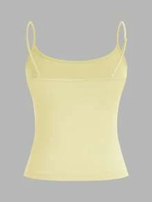 SHEIN EZwear 3pcs/Set Women's Sexy Crop Top Camisole, Suitable For Summer Camisole Tops For Women 3 Pack Tops Pastel Tops Tight Tops Cami Tops - Multicolor - View 8