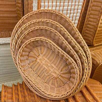 سلة خبز فريدابيو من الخيزران، مع أو بدون غطاء - تأتي مع غطاء أكريليك شفاف - صينية طعام قابلة للغسل وصلبة لتقديم الحلويات والفواكه - مثالية للمطبخ والنزهات وديكور المنزل، تغليف من الكرتون لتقليل مخاطر التلف