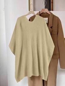 Rafferiza New Autumn/Winter Casual Elegant Personalized High-End Cardigan Sweater For Women - Apricot - View 2