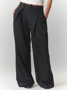 MUSERA Women Suit Pants - Black - View 2