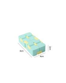 MINKOJA 1-Pack Infinity Cube Fidget Toy - Creative Stress Relief Flip Cube In Pocket-Sized Macaron Colors - Multicolor - View 12