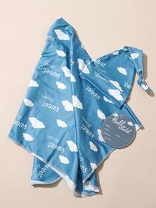 Newborn Photography Outfit And Props - Cloud Print - Multicolor - View 2