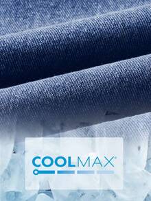 Quần short denim nữ dáng rộng, thoải mái, có túi hộp. - Màu xanh hải quân - Xem 8
