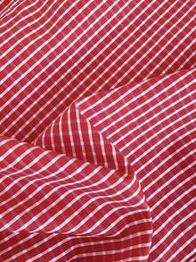 Sweetra 女士新年、夏季、万圣节、圣诞节、感恩节服装，新品上市，适合派对、通勤、日常、度假、海滩、休闲穿着。女士夏季沙滩裤，红白格子裤，红色裤子搭配白色扭结蝴蝶结腰带设计，宽松裤腿，休闲度假海滩时尚裤 - 紅白色 - 查看 8