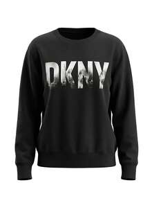 DKNY Women's Sweatshirt Black - Black - View 4
