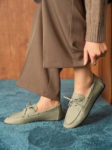 Rosivie Giày bệt nữ thường ngày đa năng, thích hợp đi làm. - Màu xanh Bạc hà - Xem 13