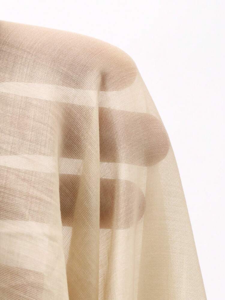 Women's Loose Fit Solid Color Turndown Collar Long Sleeve Sun Protection Casual Blouse, Spring/Autumn