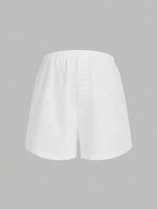 Modmama 3pcs Maternity Casual Solid & Printed Shorts - Multicolor - View 11