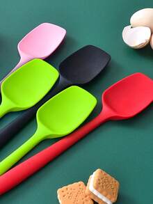 1Pc/3Pcs Silicone Spatulas Set, Silicone Scraper Spatula, Mini Silicone Spatula, Jam Scraper, Heat Resistant Butter Scraper, Mixing And Baking Tools, Kitchen Gadgets, Home Essentials, Baking Tools - Multicolor - View 6