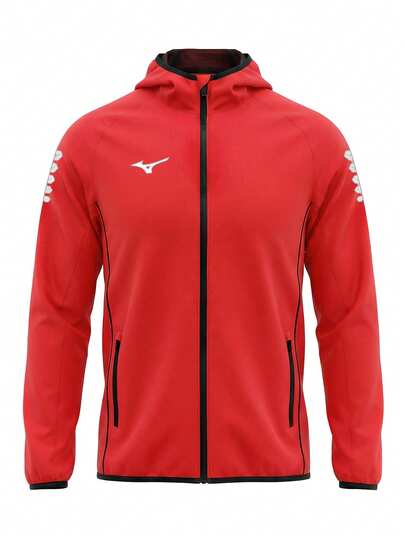 Mizuno Men's Sports Jackets Packable Breathable Premium Hiking Daily Training Red 32EE7002-62