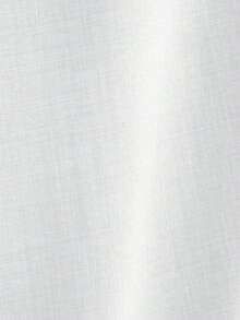 Manfinity Homme Áo sơ mi nam dáng rộng, màu trơn, cổ chữ V, có túi, kiểu dáng patchwork, không kèm dây chuyền. - trắng - Xem 5